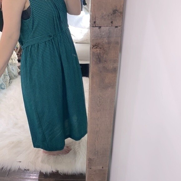 Vintage blue and green maxi dress size 14-16 - Picture 6 of 11